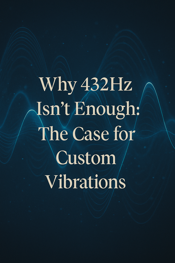 Why 432Hz Isn’t Enough: The Case for Custom Vibrations